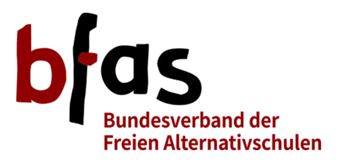 Das Logo des Bundesverband der freien Alternativschulen. Sie bilden einen Verband aller alternativen Schulen in Deutschland.